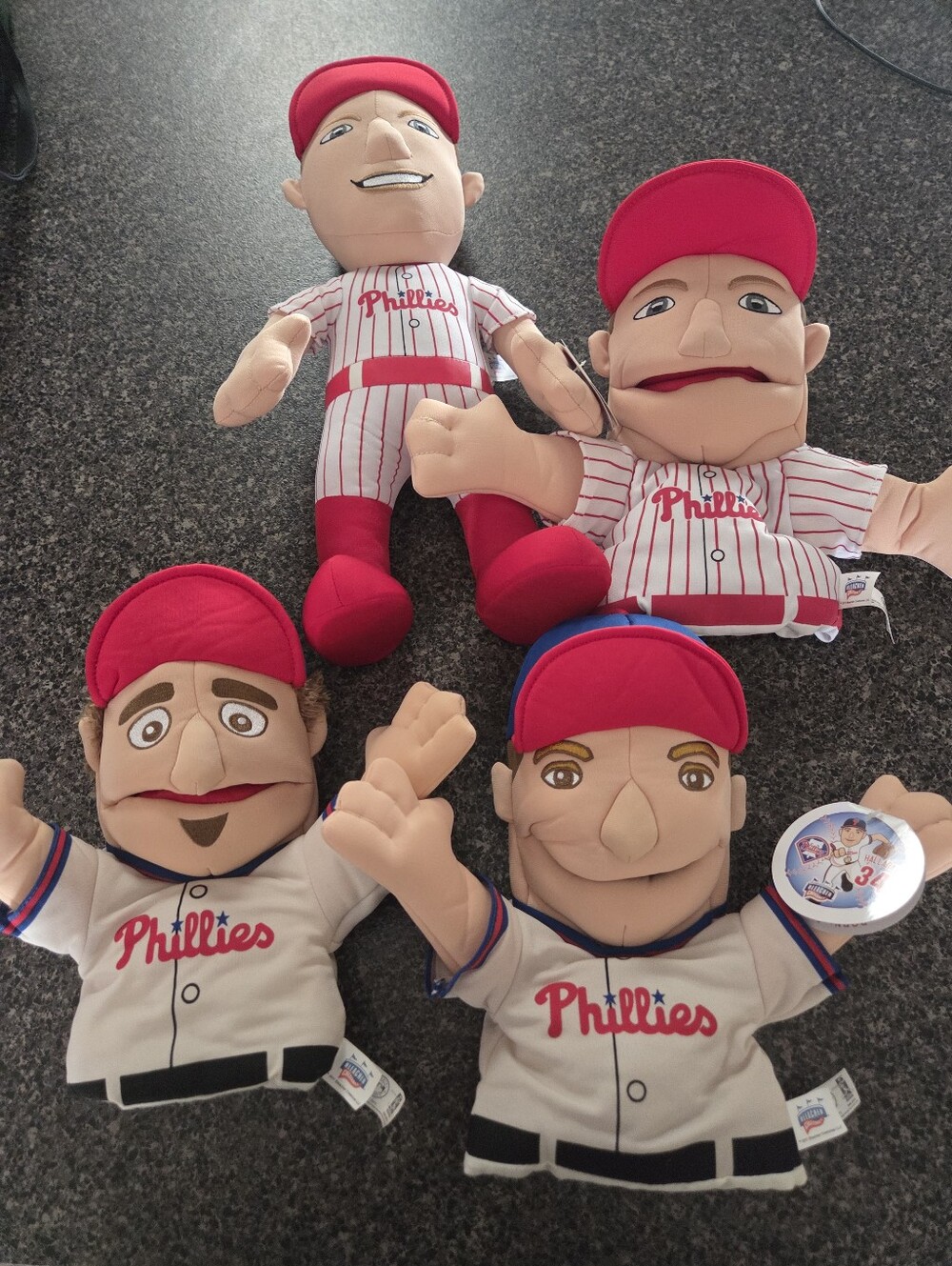 Bleacher Creatures Philadelphia Phillies Puppets & Doll Lot Of 4 NEW MLB